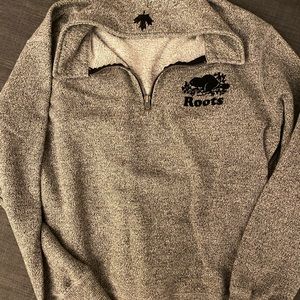 Roots Crewneck Sweater (salt/pepper)